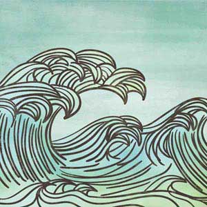 California Big Wave Surface Pro (2017) Skin